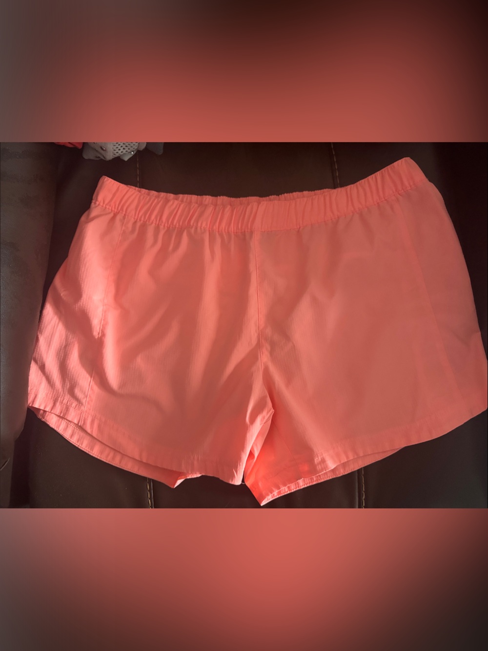 Columbia PFG Large Women’s Coral Elastic-Waist Shorts